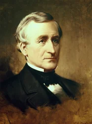 Porträt von Charles Wilkes (1798-1877), 1870